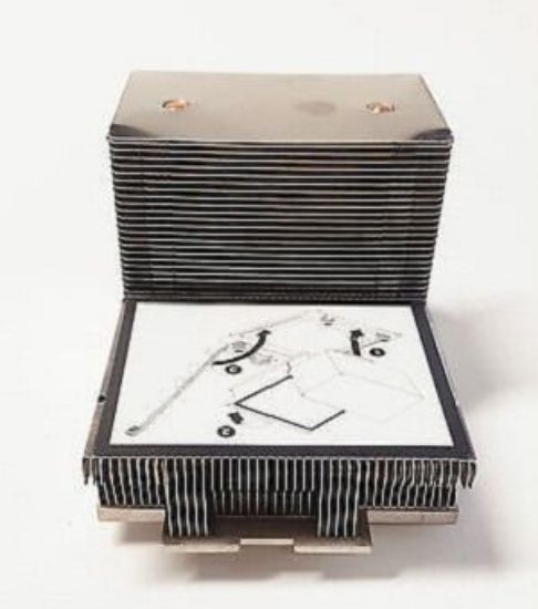 Picture of 00KC718 Lenovo aluminum latch type Heatsink for system X3650 M5. New Bulk Pack.