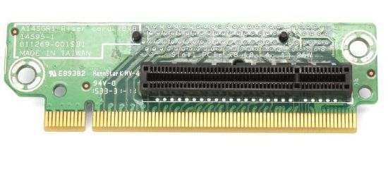 Picture of 811268-001 HPE Two-Slot PCIE X8 Riser Board Assembly For Proliant DL20 Gen9. Refurbished.