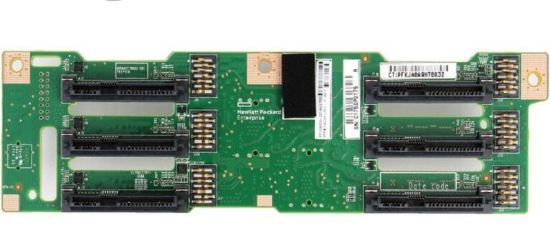 Picture of 843308-001 HPE Rear Hard Drive Backplane 2.5 Inch SFF 6 BAY For HPE Apollo 4200 G9. Refurbished.