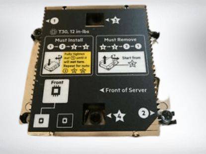 Picture of 847491-001 HPE CPU 1 Heatsink For Proliant Bl460 Gen10. Refurbished.