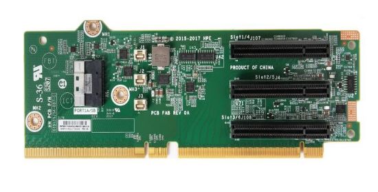Picture of 851408-001 HPE Optional PCI Riser Quad Slim SAS For Proliant DL380 G10. Refurbished.