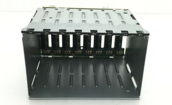 Picture of 875557-001 HPE 2SFF Dual Port Drive Backplane W Cage For Proliant DL360 Gen10. Refurbished.
