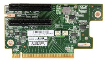 Picture of 877947-001 HPE Optional Tertiary X8 X8 PCIE Riser Board For HPE Proliant DL380 G10. Refurbished.