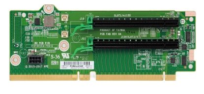 Picture of HPE 875059-001 X16 X16 PCI-E S1 / 2 Riser Card for Proliant DL380 G10 | New Bulk Pack