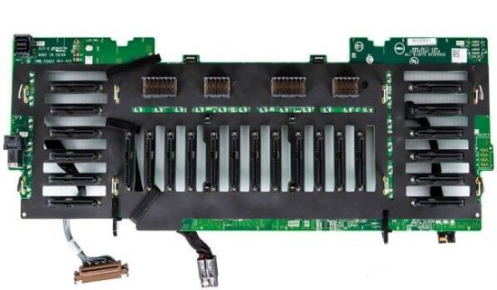 Picture of V3665 DELL 2.5 inch 24 bay hard drive backplane sff for Poweredge R930. Refurbished.