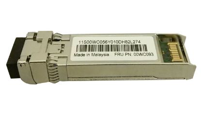 Picture of 00WC056 Lenovo 16GB SFP+ Fibre Channel Transceiver Module. Refurbished.