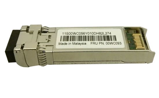 Picture of 00WC056 Lenovo 16GB SFP+ Fibre Channel Transceiver Module. Refurbished.