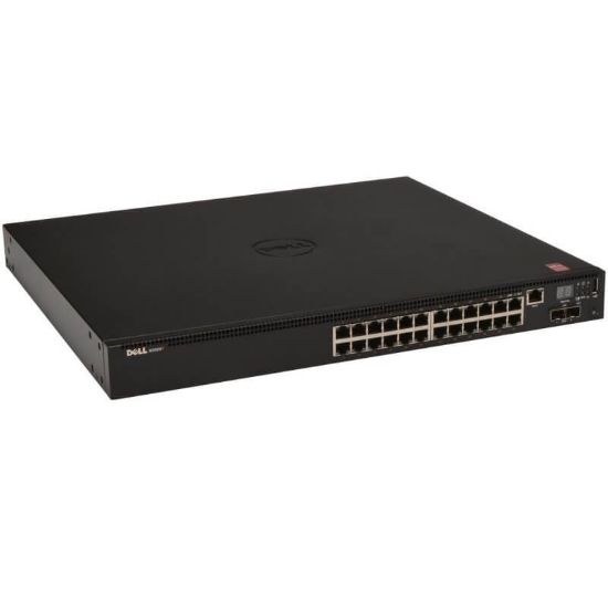 Picture of 03RN0 Dell N2024P Layer 3 Switch 24 Ports POE+ Manageable Switch. Refurbished.