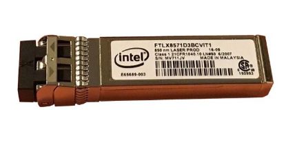 Picture of 105-000-669-00 Intel SFP+ Transceiver Module 1000base-Sx, 10g Base-Sr Plug-In Module | Brand New