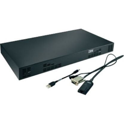 Picture of 1754D1X IBM GCM16 KVM 16-Ports 1U Rack-Mountable Switch | Refurbished