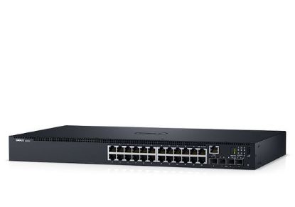 Picture of 210-ABNV Dell N2024 Managed L3 Switch-24 Ethernet Ports & 2 10-Gigabit SFP+Ports. Refurbished.