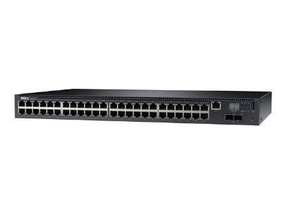 Picture of 210-ABNX Dell N2048 Managed L2 Switch 48 Ethernet Ports & 2 10-Gigabit SFP+ Ports. Refurbished.