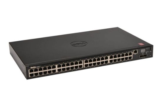 Picture of 210-ABPR Dell N2048 Managed L2 Switch 48 Ethernet Ports & 2 10-Gigabit SFP+ Ports. Refurbished.