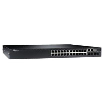 Picture of 210-ABPY Dell N3024 Managed L3 Switch 24 Ethernet Ports And 2 10 Gigabit Sfp+ Ports And 2 Combo 1000Base-t Ports. Refurbished.