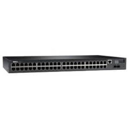 Picture of 210-ADEZ Dell N2048 Managed L2 Switch 48 Ethernet Ports & 2 10-Gigabit SFP+ Ports. Refurbished.