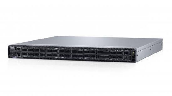 Picture of 210-AETE Dell Networking 32 X 100GBE 2 X SFP Switch With 2 X PSU. Refurbished.