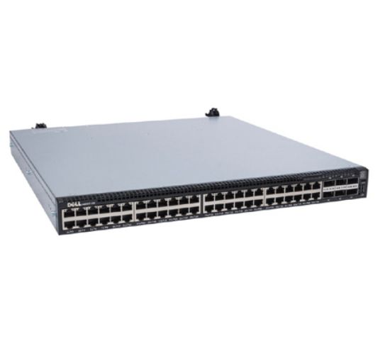 Picture of 210-AHMV Dell Networking S4048t-On 48x 10GBase-T And 6x 40GBe Qsfp+ Ports Psu To I/O Air 2x AC Psu Os9. Refurbished.