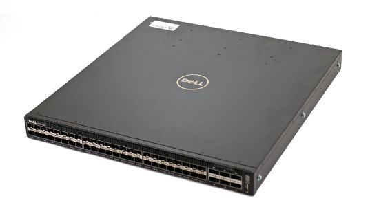 Picture of 210-ALSU Dell 48 Port 10GBE 4P 100GBE 2P 40GBE QSFP+ Switch. Refurbished.