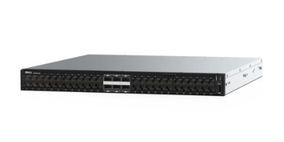 Picture of 210-APEX Dell S5248f-on Emc Switch L3 Managed 48 X 25 Gigabit Sfp28 + 4 X100 Gigabit QSFP28 Rack-Mountable. Refurbished.
