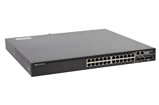 Picture of 210-APWX Dell Networking N3024EP-ON Switch 24 Ports Managed Rack Mountable. Refurbished.