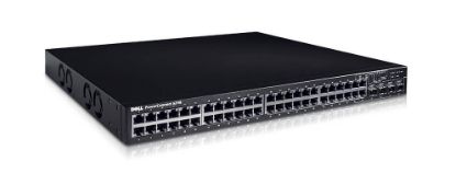 Picture of 225-2155 Dell Powerconnect 6248P POE Gigabit 48 Ports Switch. Refurbished.