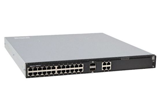 Picture of 26N0K Dell Emc Networking S4128t-on 28x 10GBE Rj45 + 2x Qsfp28 Switch With 2x Psu. Refurbished.