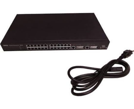 Picture of 2W513 Dell Powerconnect 3024 Fast Gigabit Ethernet 24 Ports Switch. Refurbished.