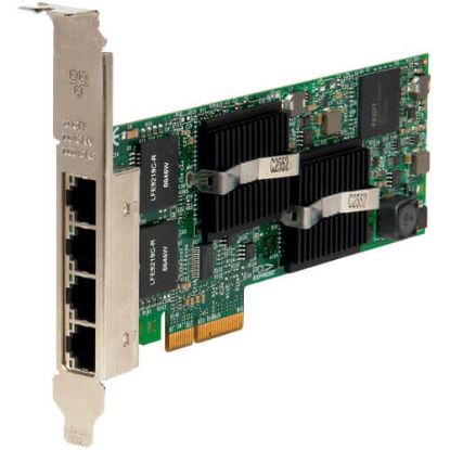 Picture of 39Y6138 IBM PRO/1000 PT 4 Port PCIE Express Adapter Network Card, FH Bracket zj. Refurbished.