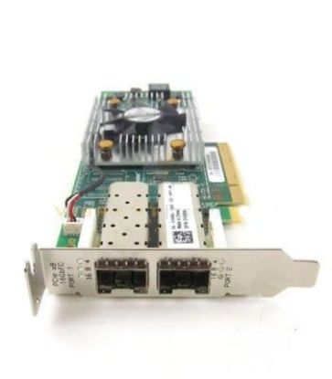 Picture of 406-BBBN Dell Sanblade 16GB PCI-E Dual Port Fiber Channel Host Bus Adapter With Both Bracket. Brand New
