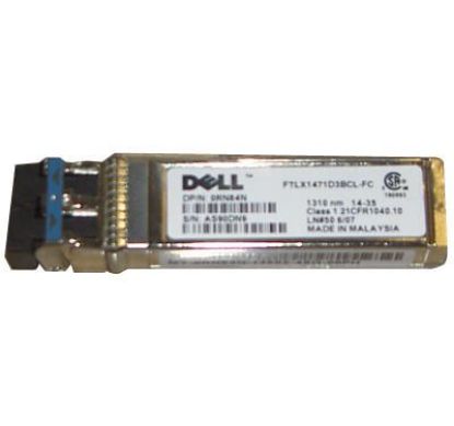Picture of 407-BBZV Dell SFP+ LR Optic 10GBE Single Mode 1310NM 10GBASE-LR Transceiver. Refurbished.
