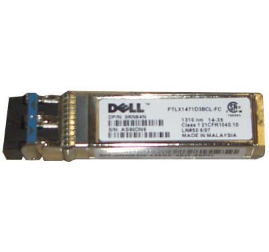 Picture of 407-BBZV Dell SFP+ LR Optic 10GBE Single Mode 1310NM 10GBASE-LR Transceiver. Refurbished.