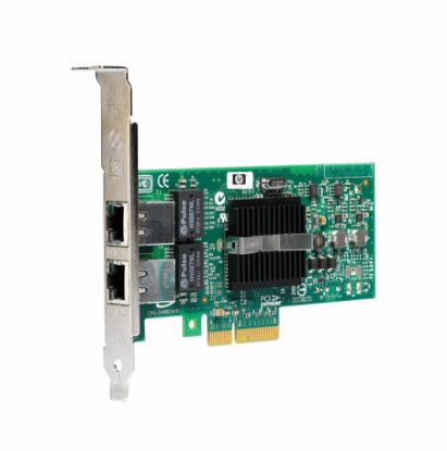 Picture of 412651-001 HP Dual-Ports RJ-45 1GBPS 10BASE-T Gigabit Ethernet PCI Express x4 Server Network Adapter | Refurbished