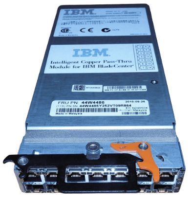 Picture of 44X1911 IBM Qlogic 8GBPS Intelligent Pass-Thru Module. New Factory Sealed 3 Years IBM Warranty.