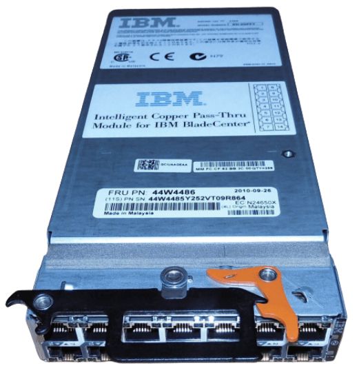 Picture of 44X1911 IBM Qlogic 8GBPS Intelligent Pass-Thru Module. New Factory Sealed 3 Years IBM Warranty.