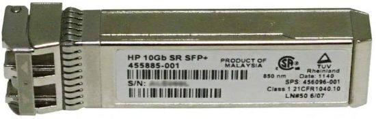 Picture of 455885-001 HP C-Class 10GB SFP+ SR Transceiver Module Servers | New Bulk Pack