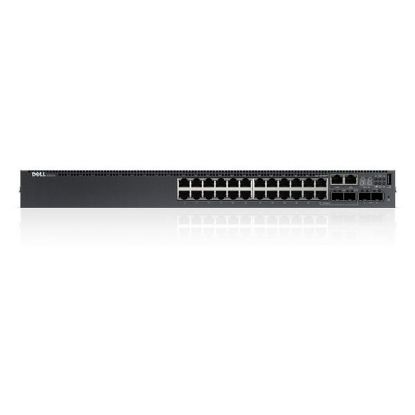 Picture of 463-7670 Dell S3124P L3 POE+ 24X1GBE 2X10GBE SFP+ Fix. Refurbished.