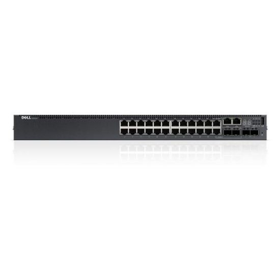 Picture of 463-7670 Dell S3124P L3 POE+ 24X1GBE 2X10GBE SFP+ Fix. Refurbished.