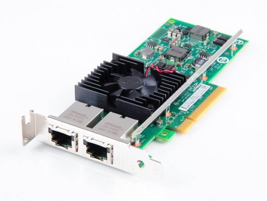 Picture of 540-11070 Dell Intel X540-T2 Dual-Port 10GB 10GBASE-T PCI-E Low-Profile. Brand New.