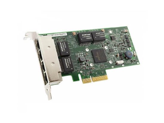 Picture of 540-BBHX Dell Intel Server Adapter PCI Express 2.0 X4 4 Ports Network Adapter. Refurbished.