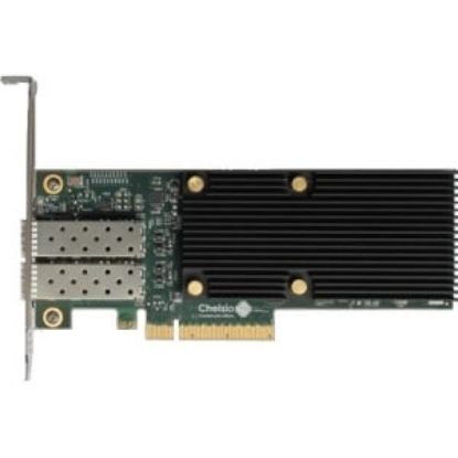 Picture of 540-BBIL Dell Chelsio T520-CR High Performance Dual Port 10GBE Unified Wire Adapter PCI Express X8 Optical Fiber. Refurbished.