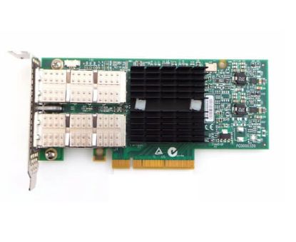 Picture of 540-BBJB Dell CX354A QDR 40GBE FDR 56GB/S Dual Port Low Profile Network Card. Refurbished.