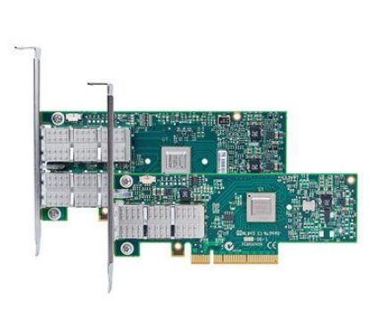 Picture of 540-BBOZ Dell ConnectX-3 Pro Dual Port 40 GBE QSFP+ PCIE Adapter. Refurbished.