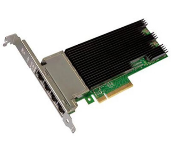 Picture of 540-BBUX Dell Intel X710-T4 Quad-Port 10GB Ethernet Converged Network Adapter. Brand New