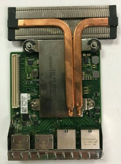Picture of 540-BBVD Dell Intel X550 Quad Port 2X 10GB + I350 2X 1GB Base-T Server Adapter Network Interface Card. New Bulk Pack.