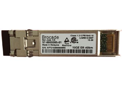 Picture of 57-0000085-01 Brocade 10GB And Stm64 Zr Sfp+ Transceiver Single Pack. Refurbished.