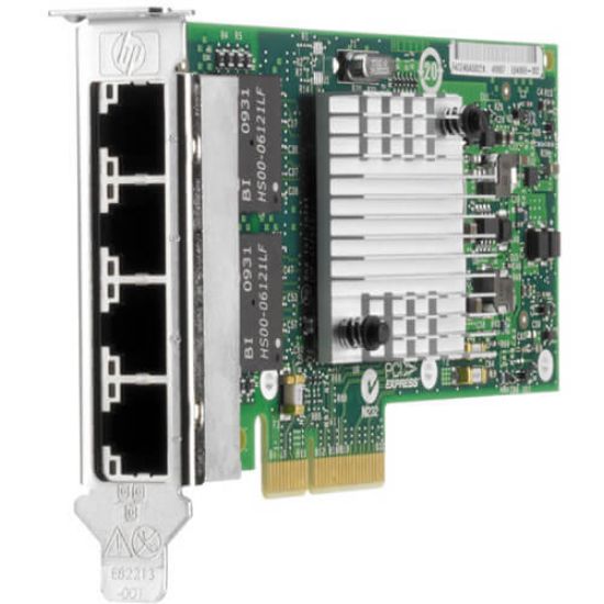 Picture of 593722-B21 HP NC365T 4-Ports 1Gb Ethernet PCI-E G6 G7 G8 Server Adapter | Refurbished