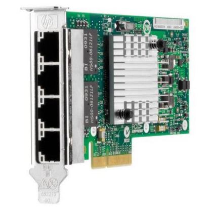 Picture of 593743-001 HP NC365T 4 Port Ethernet Server Adapter. New Bulk Pack.