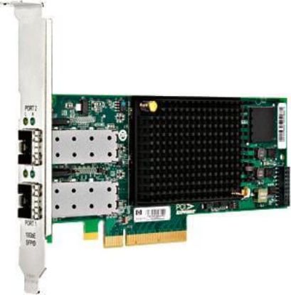 Picture of 595325-001 HP 10GB StorageWorks CN1000E 2-Port Converged Network Adapter. New Bulk Pack.