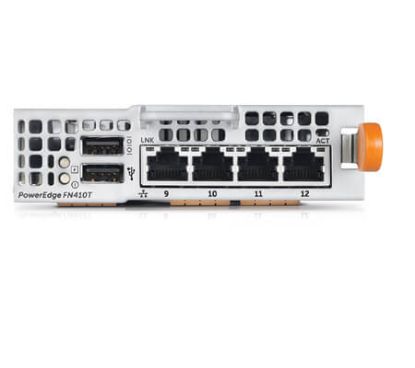 Picture of 5N58H Dell 4 Line-Rate Fixed 100MB/1GB/10GB Base-T Ports (Supports Auto-Negotiation) Supported I/O Module. Refurbished.