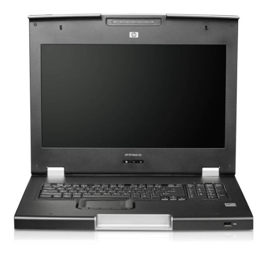 Picture of 602121-001 HP Tft7600 G2 Kvm Console Rackmount Keyboard Uk Monitor. Refurbished.